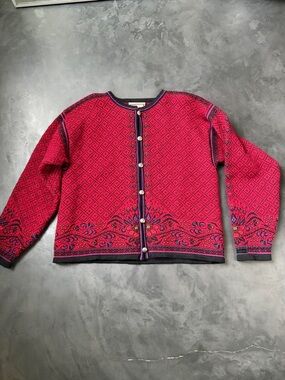 NWOT Dale Of Norway Wool Cardigan